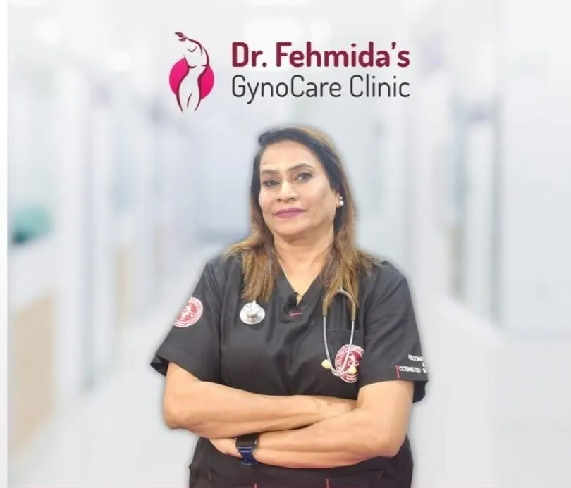 Dr. Fehmida Shaikh in her clinic consultation chamber