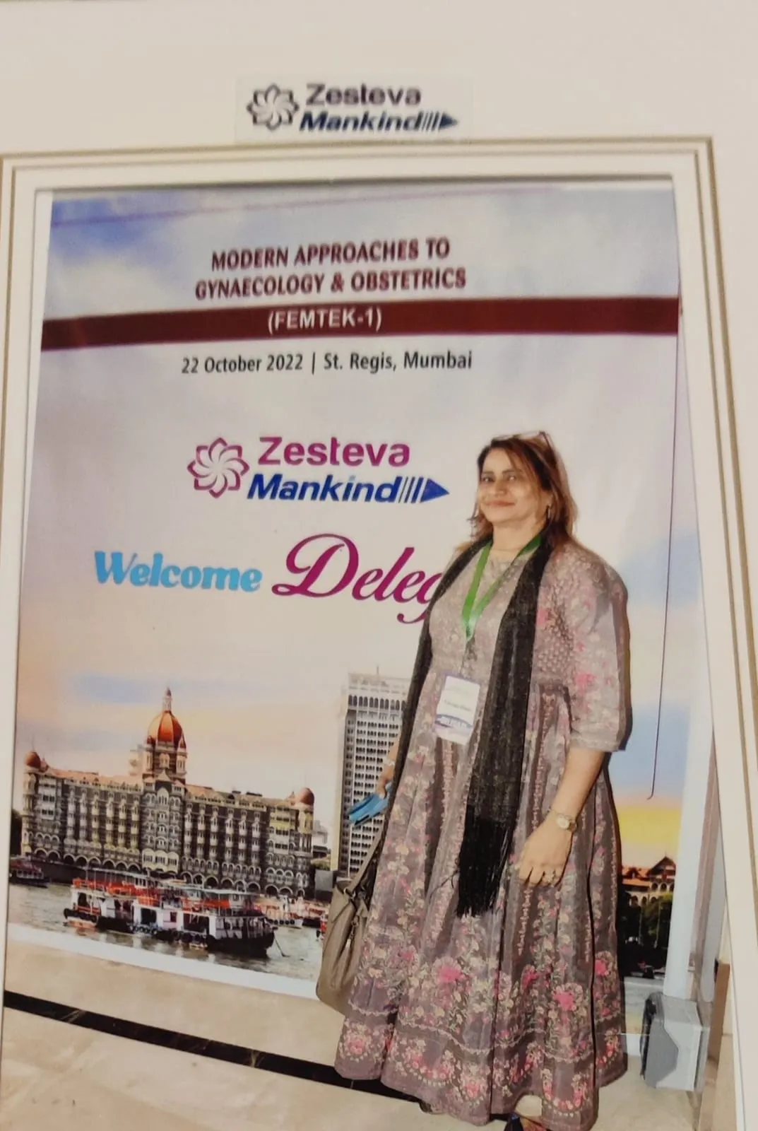 Dr. Fehmida Shaikh at FEMTEK gynaecology summit, St. Regis Mumbai